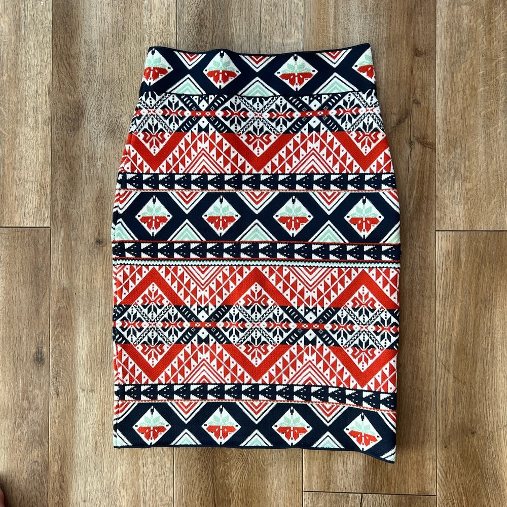 Bcbgmaxazria Starr Peruvian Patchwork Jacquard Pe… - image 3